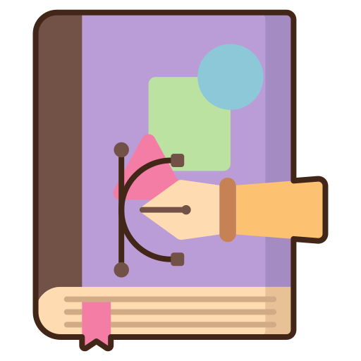 Books Flaticons Lineal Color icon