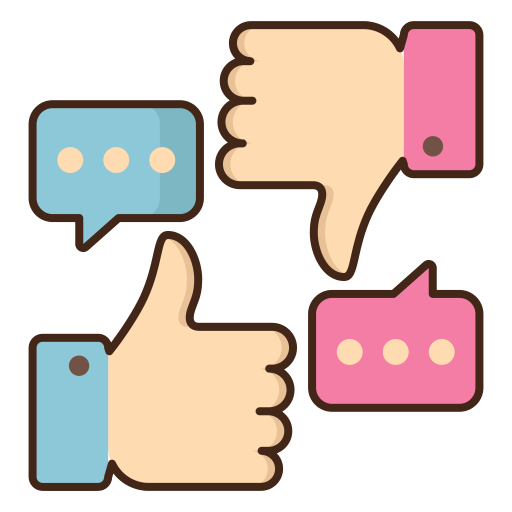 Criticism Flaticons Lineal Color icon