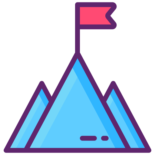 berge Flaticons Lineal Color icon