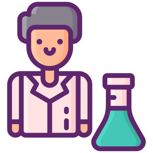 wissenschaftler Flaticons Lineal Color icon