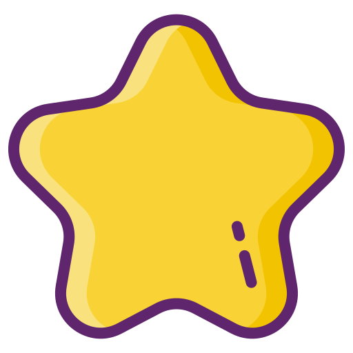 gwiazdy Flaticons Lineal Color ikona