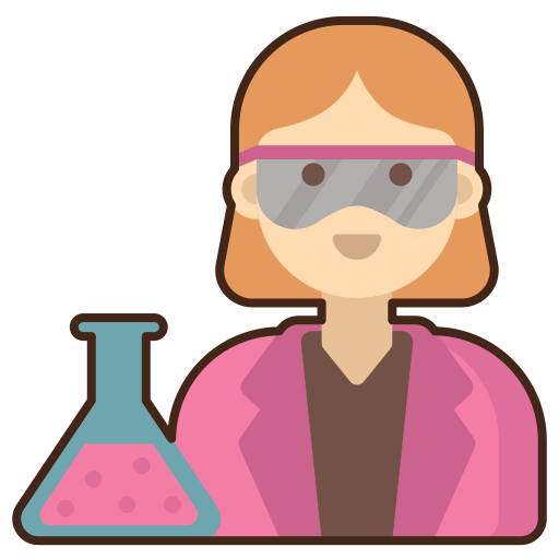 Scientist Flaticons Lineal Color icon