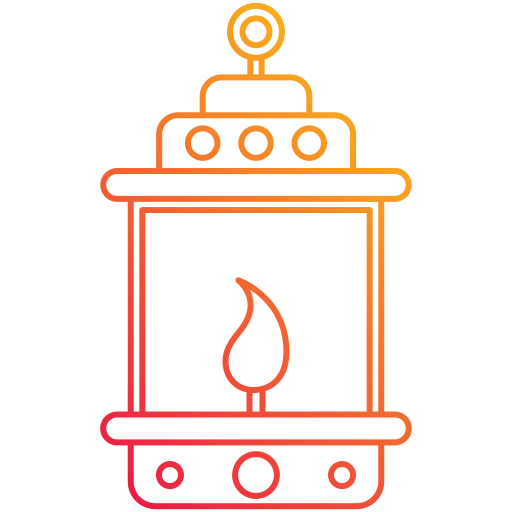 lampa naftowa Generic Gradient ikona