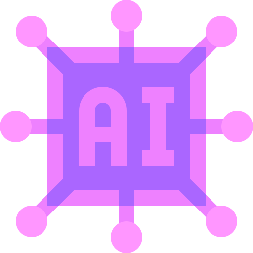 sztuczna inteligencja Basic Sheer Flat ikona