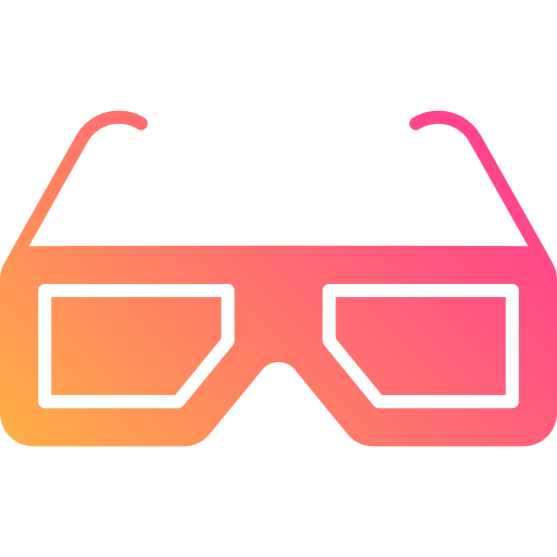 3d glasses Generic Flat Gradient icon