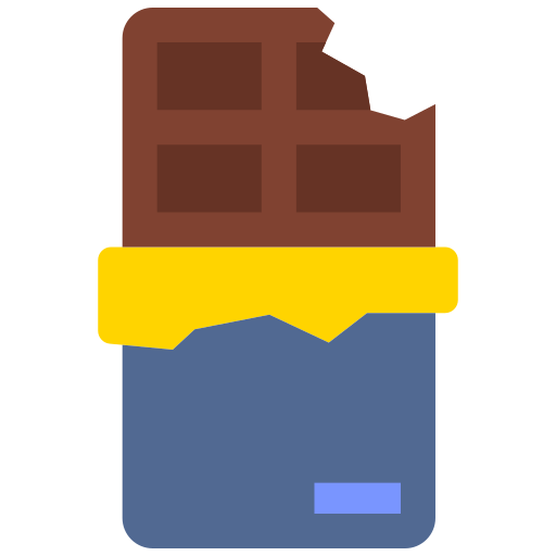 barra de chocolate Good Ware Flat icono