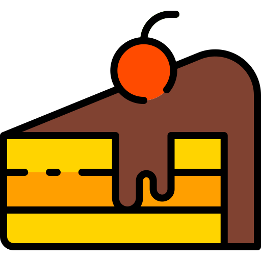 Кусочек торта Good Ware Lineal Color иконка