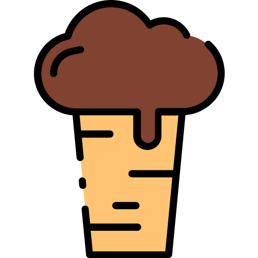 cucurucho de helado Good Ware Lineal Color icono
