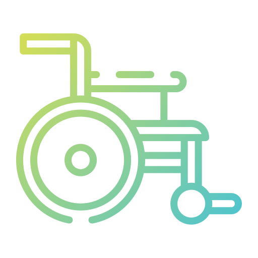 fauteuil roulant Good Ware Gradient Icône