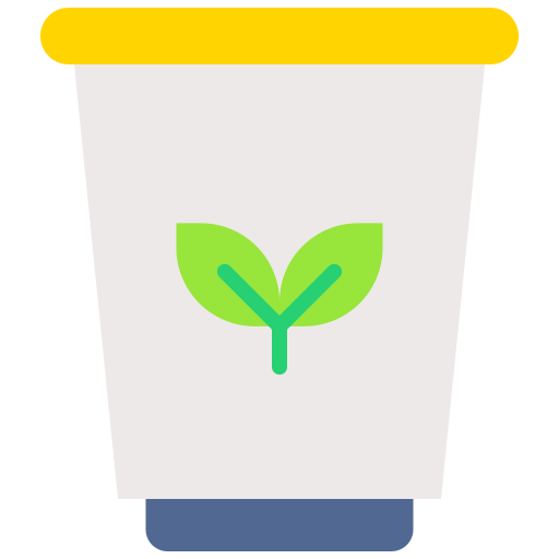 vaso de papel Good Ware Flat icono