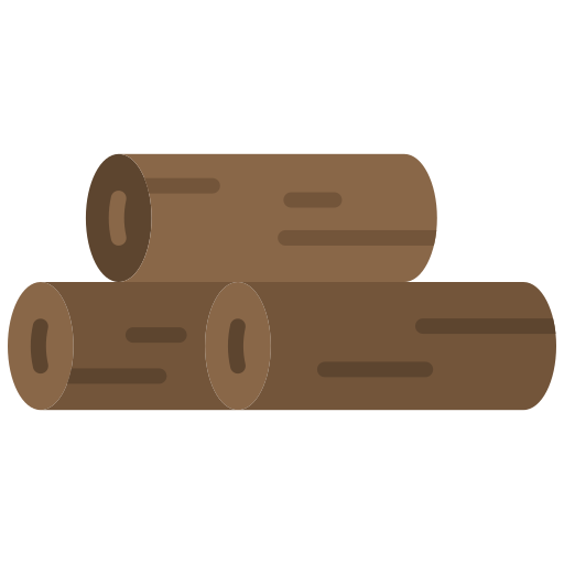 Logs Good Ware Flat icon