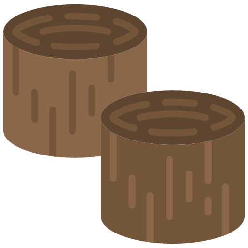 Logs Good Ware Flat icon