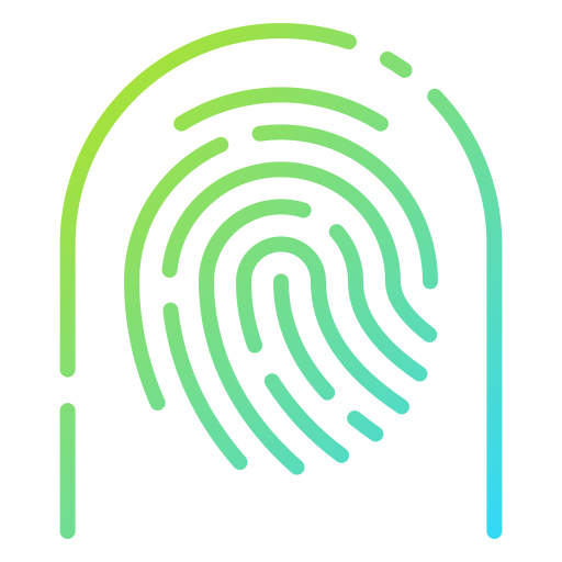 Fingerprint Good Ware Gradient icon