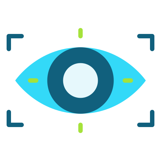 Сканирование глаз Good Ware Flat иконка