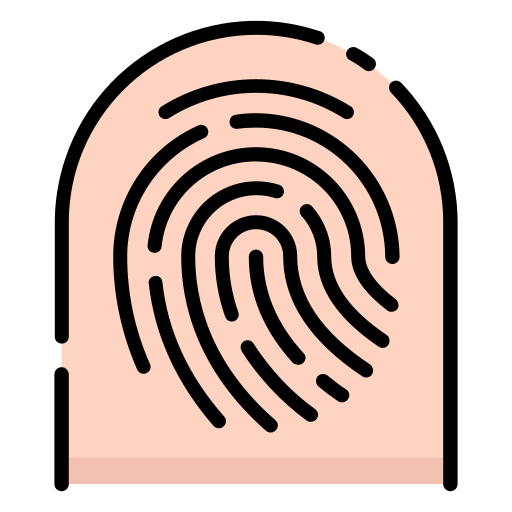 Fingerprint Good Ware Lineal Color icon