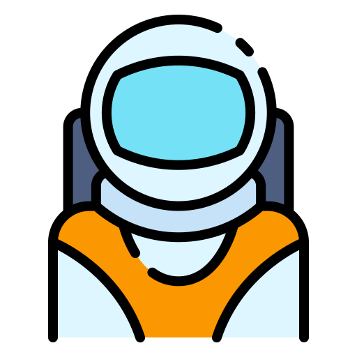 kosmonauta Good Ware Lineal Color ikona
