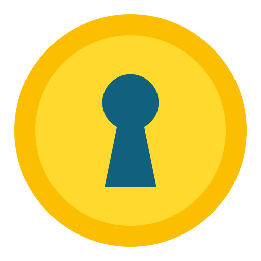 Keyhole Good Ware Flat icon