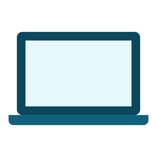 ordenador portátil Good Ware Flat icono