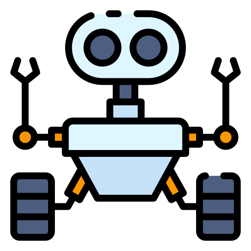 Space robot Good Ware Lineal Color icon