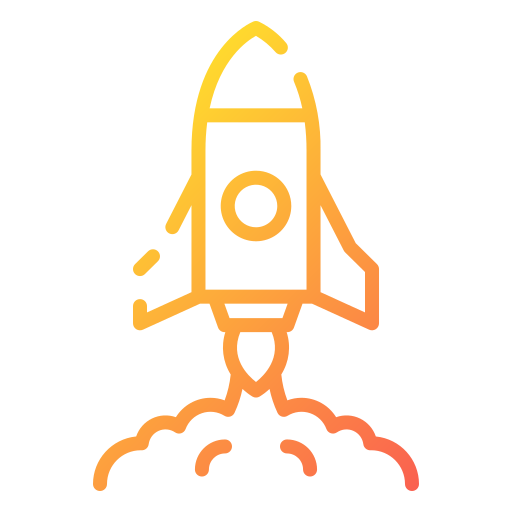 transbordador espacial Good Ware Gradient icono