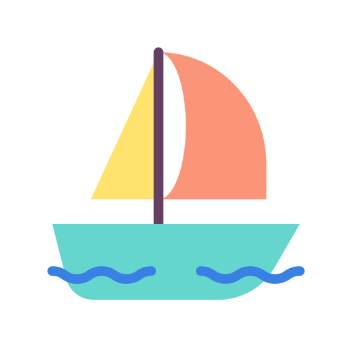 ボート遊び Good Ware Flat icon