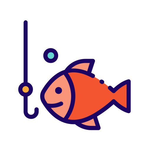 Рыбная ловля Good Ware Lineal Color иконка