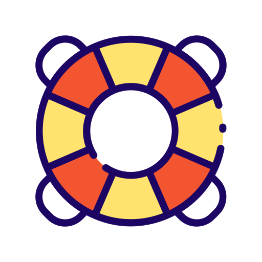 Спасательный круг Good Ware Lineal Color иконка