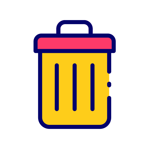 Trash can Good Ware Lineal Color icon