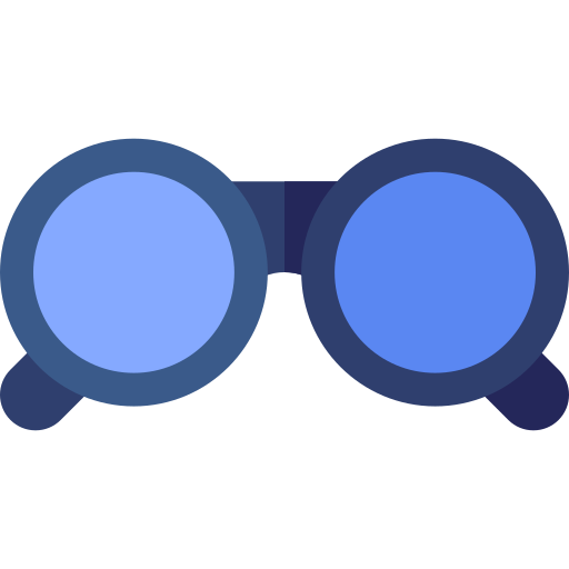 bril Basic Straight Flat icoon