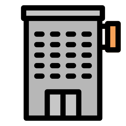 아파트 Generic Outline Color icon