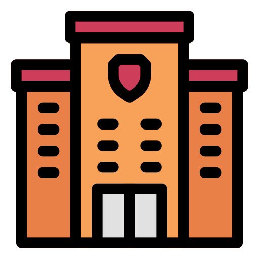 Police station Generic Outline Color icon
