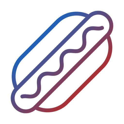 hotdog Generic Gradient icon