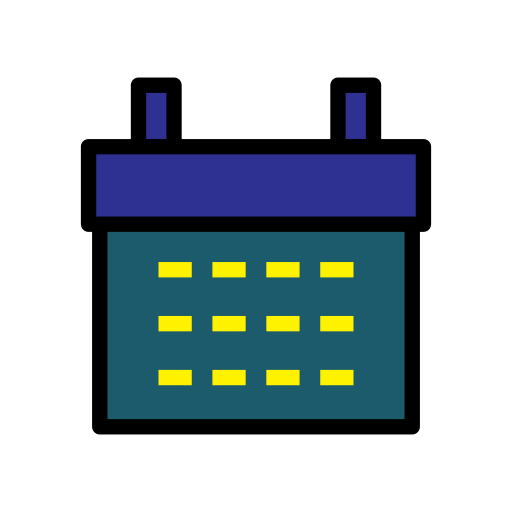 Calendar Generic Outline Color icon