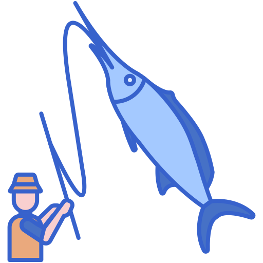 pesca Flaticons Lineal Color icona