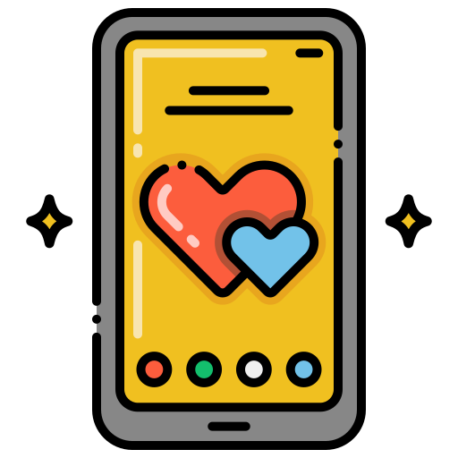 Dating Flaticons Lineal Color icon