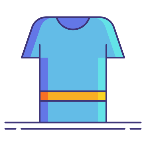 t-shirt Flaticons Lineal Color Icône