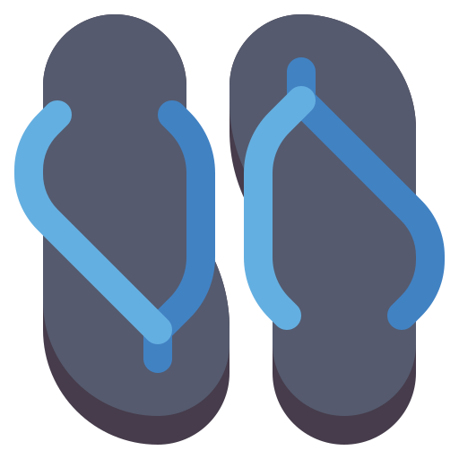 slippers Flaticons Flat icoon