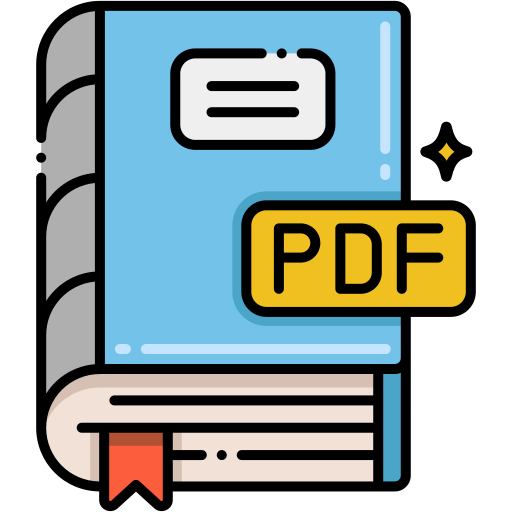 Ebook Flaticons Lineal Color icon