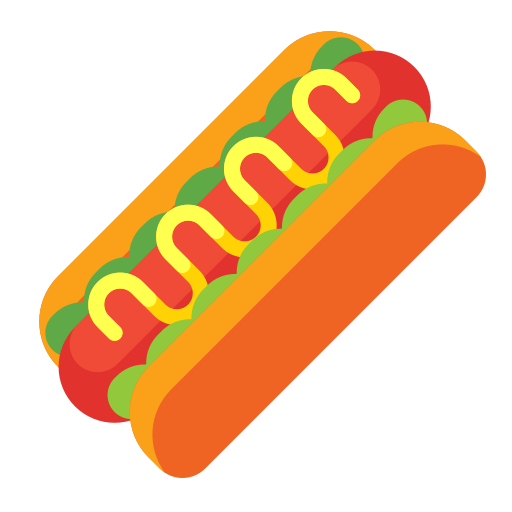 Hot dog Flaticons Flat icon