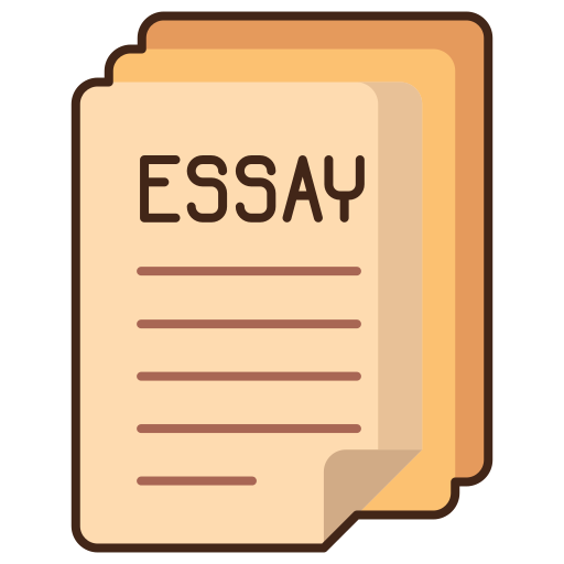 Essay Flaticons Lineal Color icon