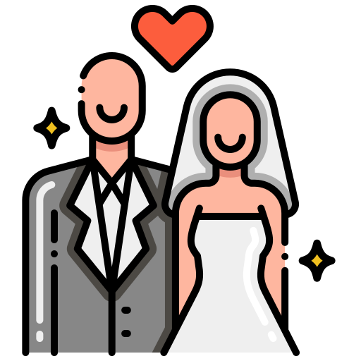 promesse di matrimonio Flaticons Lineal Color icona