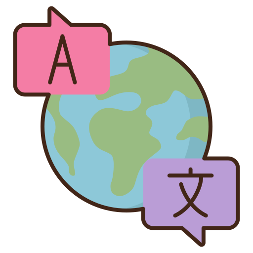 언어 Flaticons Lineal Color icon