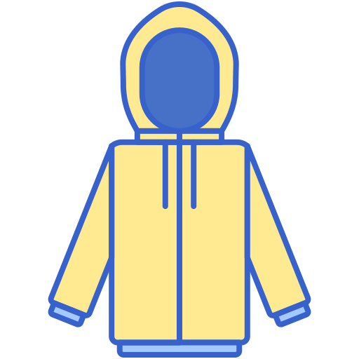 Raincoat Flaticons Lineal Color icon