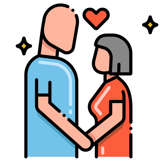 Relationships Flaticons Lineal Color icon