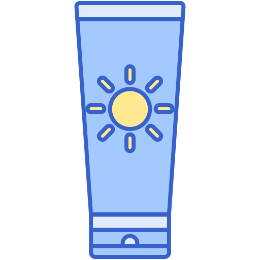 Sunscreen Flaticons Lineal Color icon