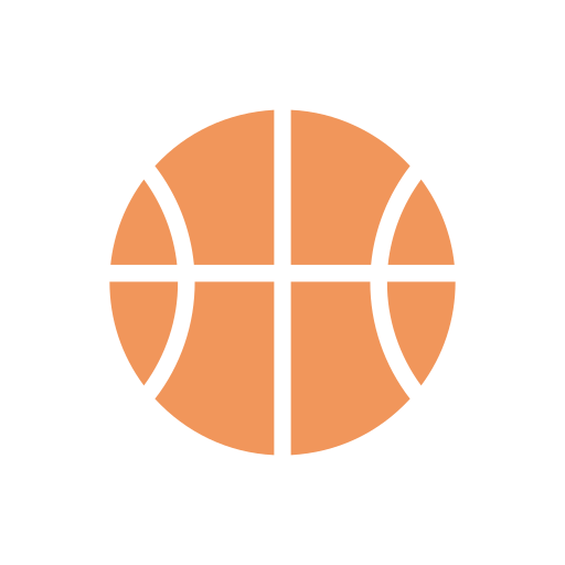 pelota de baloncesto Generic Flat icono
