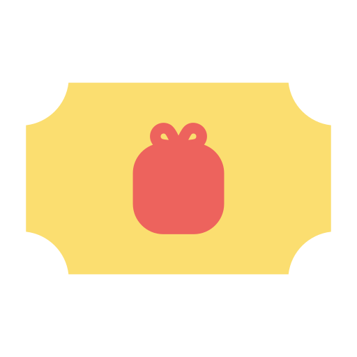 Gift voucher Generic Flat icon