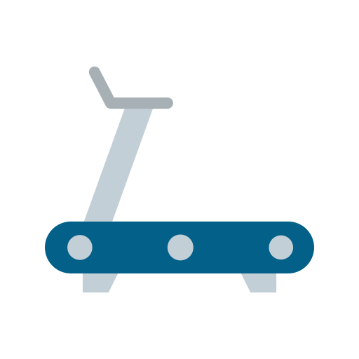 Treadmill Dinosoft Flat icon