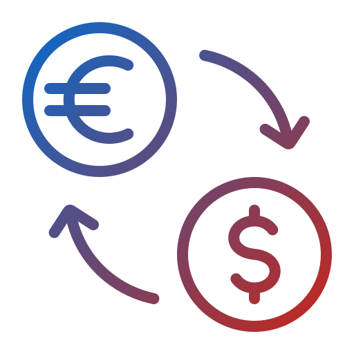 Money exchange Generic Gradient icon