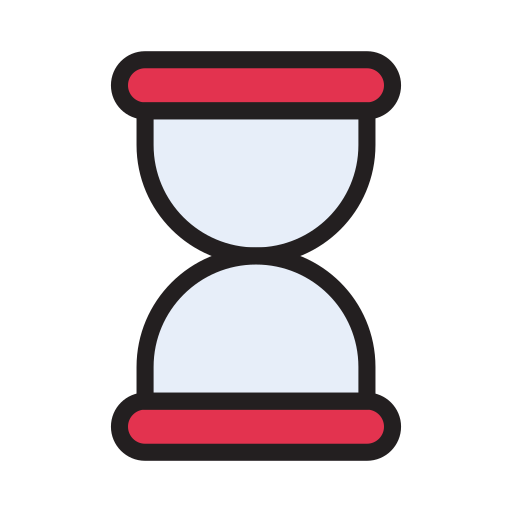 sanduhr Vector Stall Lineal Color icon